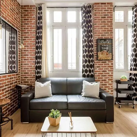 Appartement M2- Modern Loft In Le Marais, Bright&comfortable