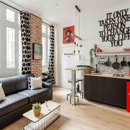 M2- Modern Loft In Le Marais, Bright And Comfortable Paris
