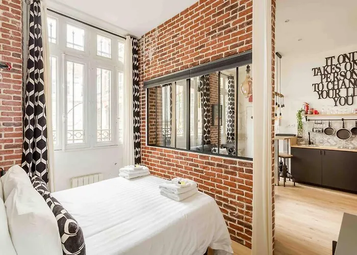 M2- Modern Loft In Le Marais, Bright&comfortable Paris