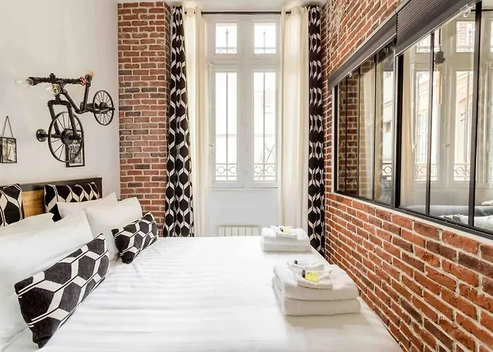Appartement M2- Modern Loft In Le Marais, Bright&comfortable Paris