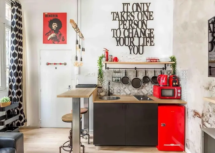 Lejlighed M2- Modern Loft In Le Marais, Bright And Comfortable *